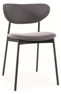 Jídelní židle ANGER - černá / šedá