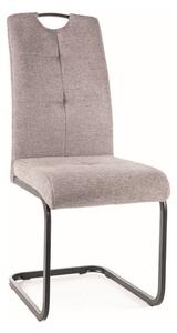 Čalouněná židle KASJA - černá / šedá