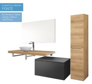 Mereo Ponte, koupelnová skříňka 70 cm Ponte, koupelnová skříňka 70 cm, dub Varianta: Ponte, koupelnová skříňka 70 cm, dub