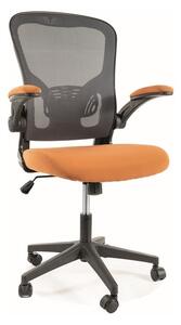 Otočná židle DALAL - šedá / oranžová
