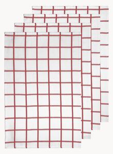 Sada utěrek Grid Pack Blush, 4 díly