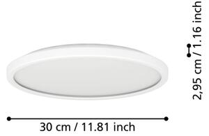 Eglo 901471-LED RGBW St. koupel. svítidlo ROVITO-Z 13,9W/230V pr.30 cm IP44 bílá
