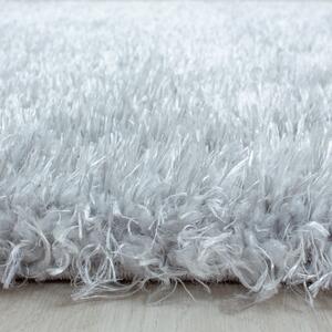 Ayyildiz koberce Kusový koberec Brilliant Shaggy 4200 Silver kruh - 80x80 (průměr) kruh cm