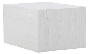 Konferenční stolek York, bílý, 45x40X40