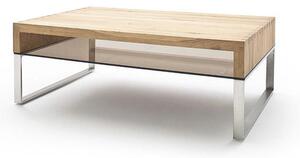 Konferenční stolek Maren - 110x39x70 (dub, hnědá, masiv)