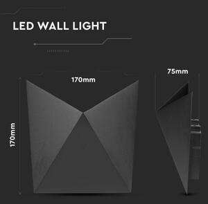 LED Venkovní nástěnné svítidlo LED/5W/230V 4000K IP65 černá