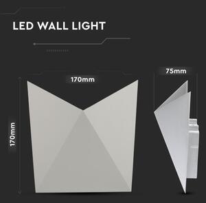 LED Venkovní nástěnné svítidlo LED/5W/230V 4000K IP65 šedá