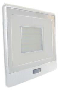 LED Reflektor se senzorem LED/50W/230V 4000K IP65 bílá