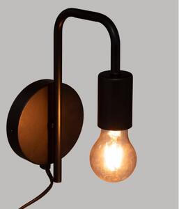 Atmosphera - Nástěnná lampa KELI 1xE27/40W/230V černá
