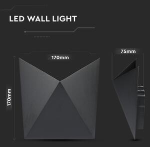 LED Venkovní nástěnné svítidlo LED/5W/230V 3000K IP65 černá