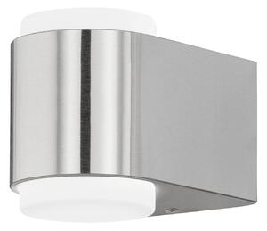 EGLO Venkovní nástěnné LED světlo BRIONES, stříbrné 95079