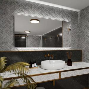 Koupelnové zrcadlo s LED podsvícením CHICAGO šířka: 70 cm, výška: 50 cm