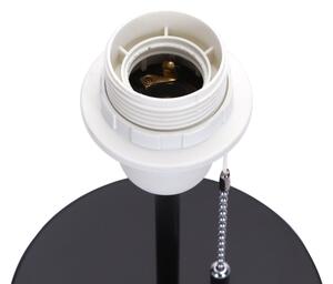 Aigostar - Stolní lampa s USB portem 1xE27/40W/230V černá
