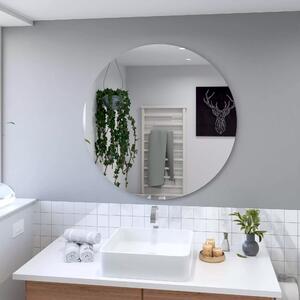 Zrcadlo kulaté Ø 105cm ATYP bez LED osvětlení VYBERTE ZAVĚŠENÍ ZRCADLA: lepené úchyty na zrcadle