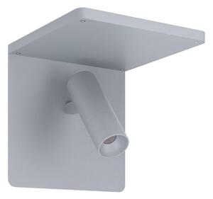 Eglo 67564 - LED Nástěnné svítidlo s policí CIGLIE LED/8,1W/230V šedá