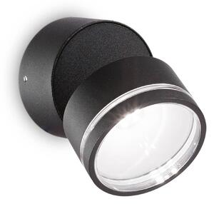 Ideal Lux Omega Round LED nástěnné 4000K černá