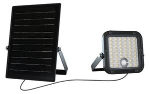 LED Stmívatelný solární reflektor se senzorem LED/10W/3,7V 4000/6000K IP65 + DO
