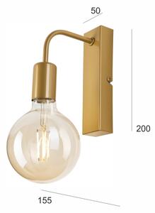 Nástěnné svítidlo ASTRID 1xE27/60W/230V zlatá