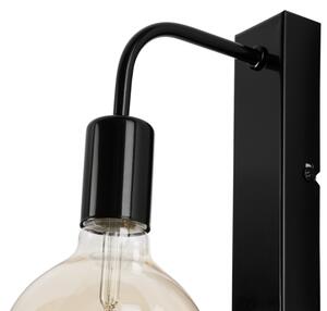 Nástěnné svítidlo ASTRID 1xE27/60W/230V lesklá černá