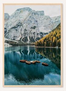 Oboustranný plakát Klidné Jezero / Horské Molo | 30 x 42 cm | DP351305