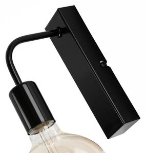 Nástěnné svítidlo ASTRID 1xE27/60W/230V lesklá černá