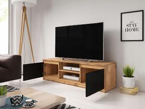 TV stolek DONATO 120 - dub wotan / černý grafitový