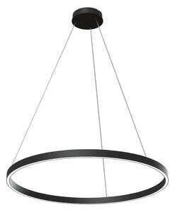 Maytoni MOD058PL-L42B4K - LED Lustr na lanku RIM LED/51W/230V pr. 80 cm černá