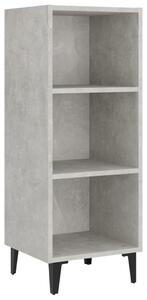 Příborník betonově šedý 34,5 x 32,5 x 90 cm kompozitní dřevo