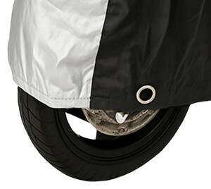 Ochranná plachta na motorku TEXFORCE stříbrná / černá