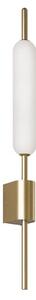 Il Fanale 285.05.ON Typha, nástěnné svítidlo z mosazi a skla, 20W LED 2700K, prům. 8cm