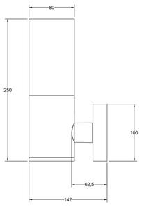 Maytoni O418WL-01B - Venkovní nástěnné svítidlo WILLIS 1xE27/60W/230V IP54 černá