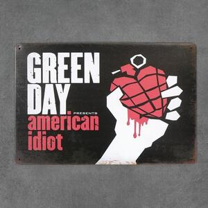 Kovová cedule Green Day