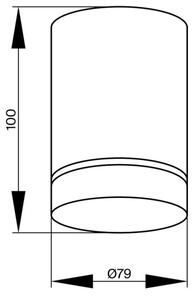 Maytoni C085CL-9W4K-B - LED Bodové svítidlo ORLO LED/9W/230V CRI 90 4000K černá