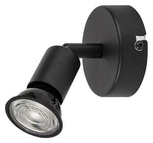 Rabalux NORTON nástěnné bodové svítidlo GU10/25W/230V, černá barva