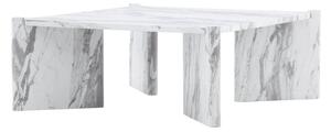 Konferenční stolek Rogaland, bílý, 40x100X100