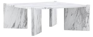 Konferenční stolek Rogaland, bílý, 40x100X100