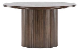 Konferenční stolek Bianca, hnědý, ⌀80