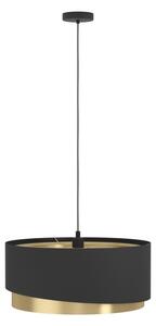 Eglo 39926 - Lustr na lanku MANDERLINE 1xE27/40W/230V černá/zlatá