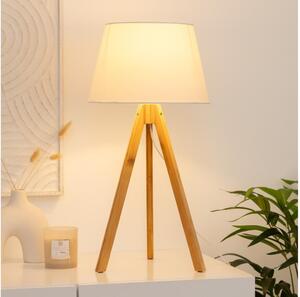 Atmosphera - Stolní lampa BAHI 1xE14/40W/230V bambus