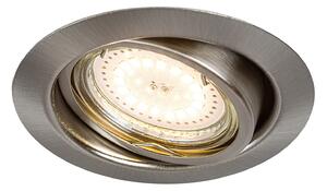 Rabalux LED zápustné bodové svítidlo Lite 3x3W | 240lm | 3000K - set 3 ks, saténový chrom, 1166