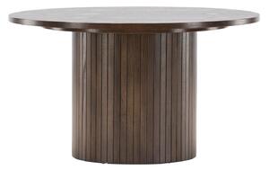 Konferenční stolek Bianca, hnědý, ⌀80
