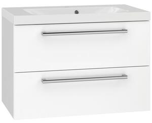 EBS Pure Skříňka s umyvadlem 81 cm, bílá 1 set
