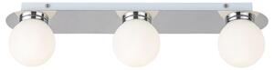 Rabalux Přisazené svítidlo do koupelny Becca 3x28W | G9 | IP44 - chrom