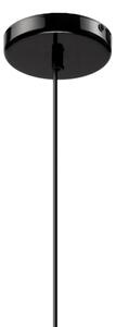 Lustr na lanku HARMA 1xE27/15W/230V pr. 14 cm bílá/černá
