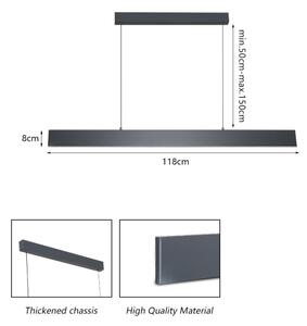 Brilagi - LED Stmív. lustr na lanku SLIMLINE LED/40W/230V 3000-6000K antracit+DO