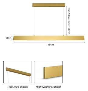 Brilagi - LED Stmív. lustr na lanku SLIMLINE LED/40W/230V 3000-6000K zlatá + DO