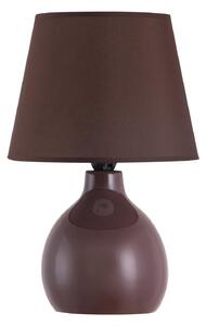 Rabalux INGRID stolní lampička max. 1x40W | E14 | IP20 - hnědá