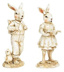 G. WURM Figurka zajíc polyresin 2 druhy Barva: Kluk