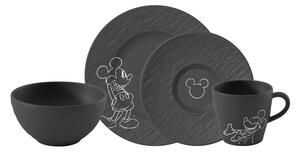 Villeroy&Boch Villeroy & Boch Manufacture Rock - Mickey Mouse snídaňový set, 4 kusy