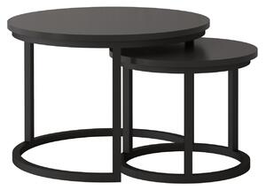 Konferenční stolek Lorento, černá (černá konstrukce)